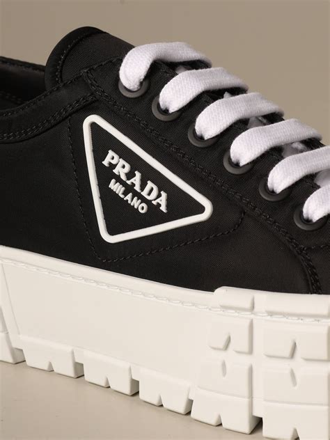 black and gold prada sneakers|prada sneakers women.